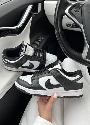 Жіночі кросівки nike sb dunk black white