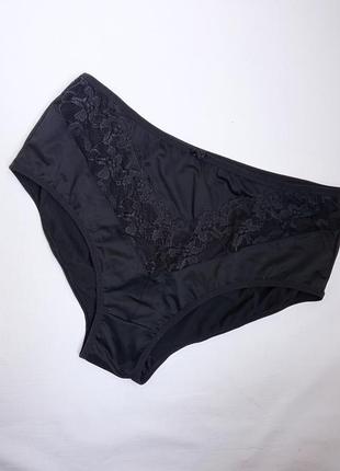 Черные трусики батал большого размера primark essentials 48-50 наш 56-58