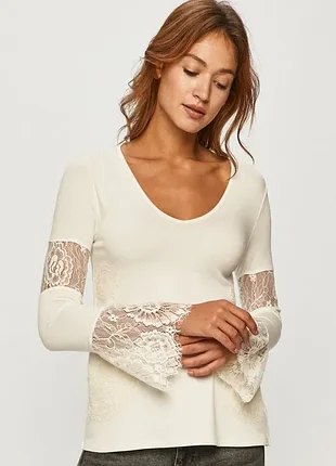 Фирменная блузка с кружевом/ s/brend desigual