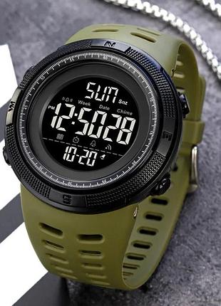 Чоловічий годинник skmei 2070ag army green