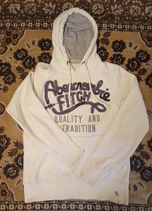 Чоловічий білий худий abercrombie & fitch