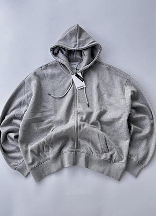 Зіп худі bershka xl розмір бершка зіпка zip hoodie кофта сіра