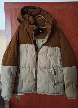 Куртка пуховик zara