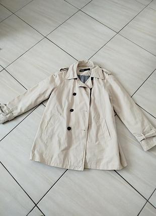 Тренч короткий zara тренд сезону