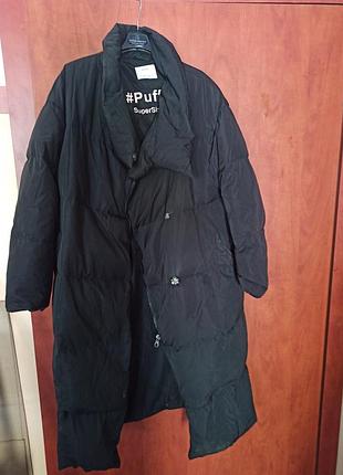 Пальто пуховик женской bershka