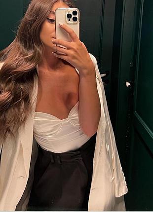 Сатиновый белый боди корсет zara
😍😍😍😍😍😍😍😍😍😍