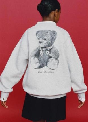 Світшот на флісі zara