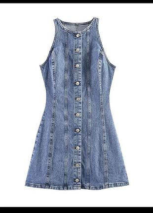Джинсова сукня стиль zara xxs