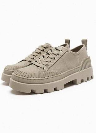 Текстильні сіро бежеві кросівки кеди  zara
⚡⚡⚡⚡⚡⚡⚡⚡⚡⚡⚡⚡