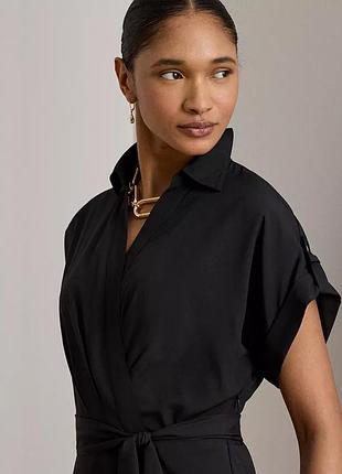Ralph lauren original. розкішне чорне плаття креп р s (4 сші)