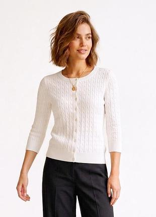 Білий бавовняний  кардиган , tommy hilfiger, m