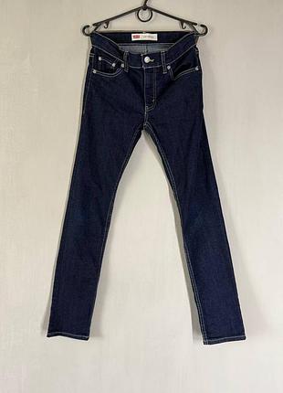 Стильные темно-синие джинсы levi's 510 skinny