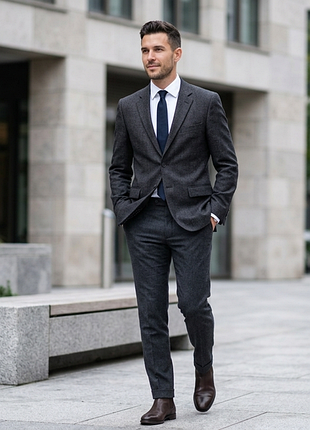 Чоловічий шерстяний піджак givenchy paris (100% virgin wool), розмір it 48 / m