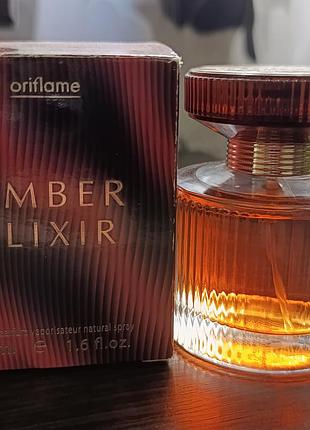 Жіноча парфумована вода amber elixir. oriflame