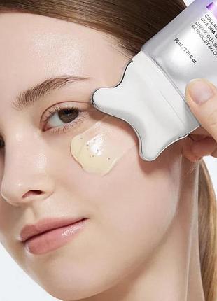 Антивіковий крем-масажер з колагеном та ретинолом anua collagen retinol refining gua sha cream 80ml