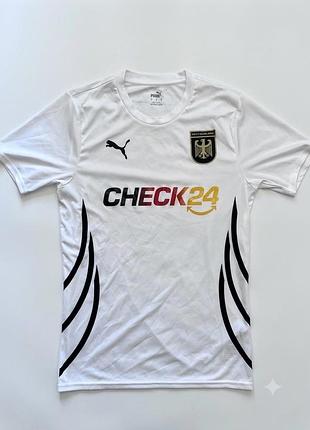 Футбольна джерсі puma німеччина deutschland "check24", біла, розмір s, нова тільи без бірки.