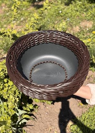 Кашпо из ротанга 5