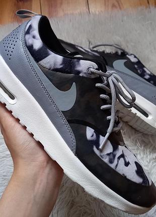 Кросівки жіночі nike air max thea чорно-білі, довжина устілки 25 см