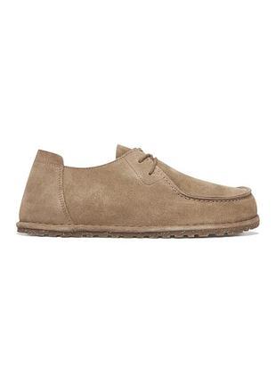 Мужские туфли birkenstock utti lace сіро-бежевий 43 размер