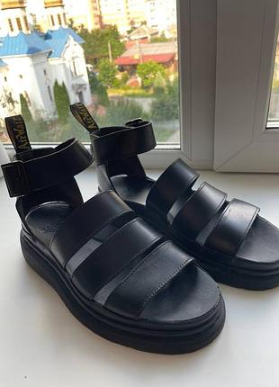 Сандалии dr. martens clarissa кожаные оригинал