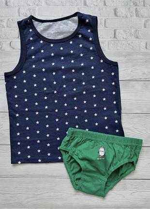 💰110грн💰122-128см 🛍у наявності🛍1шт комплект білизни primark майка та труси