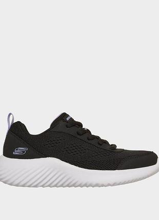 Оригінальні дитячі кросівки skechers/ шкіряні чорні кросівки для дівчат