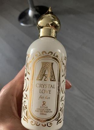 Cristal love attar 30 ml тестер оригінала