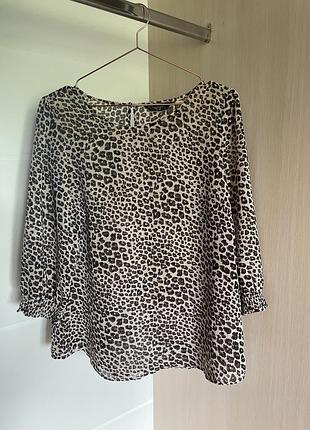 Леопардова блуза originals (store 21), розмір l (uk 14)