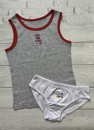 💰180грн💰122-128см 🛍у наявності🛍1шт комплект білизни primark майка та tex труси
