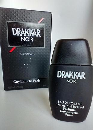 Drakkar noir guy laroche мініатюра 5 мл оригінал vintage