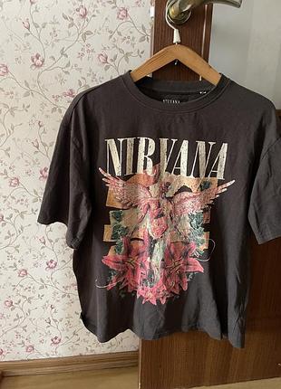 Футболка nirvana ангел м