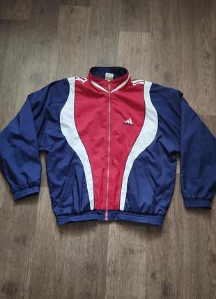 Винтажная олимпийка adidas 90s / ветровка адидас винтаж оригинал