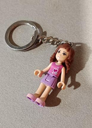 Фигурка девочка лего френдз, брелок, lego