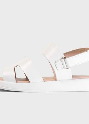 Жіночі босоніжки hermes white