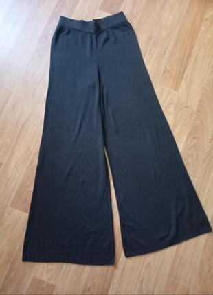 Брюки женские, широкие, трикотаж р s/m h& m