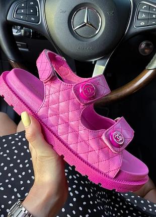 Chanel sandal pink premiun