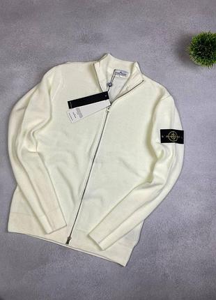 Кардиган stone island білий