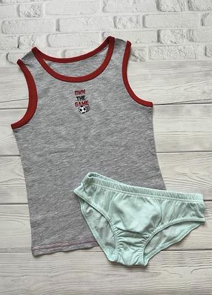 💰180грн💰122-128см 🛍у наявності🛍1шт комплект білизни primark майка та труси