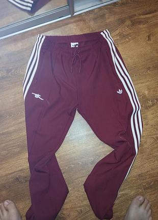 Штани adidas originals | бордові | оригінал