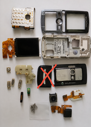 Запчасти корпус до sony ericsson k750
