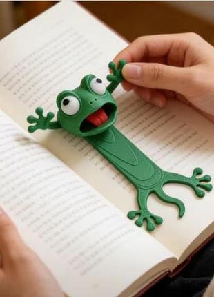 Классная плотная закладка в школу, закладка для книг, закладка ящерица, закладинка для книги ящірка, весела закладка для книг, для школярів