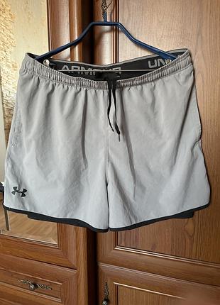 Оригінальні 2 in 1 шорти under armour
