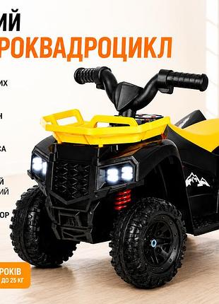 Дитячий електроквадроцикл 222/квадроцикл із двома моторами, bluetooth і eva-колесами
