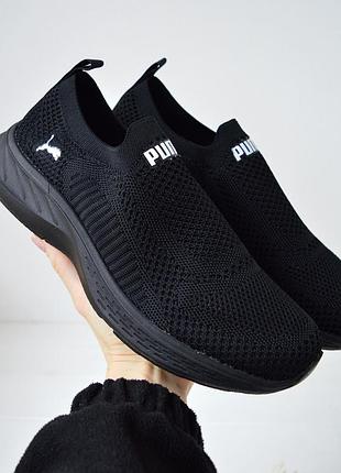 Puma black мокасини 4