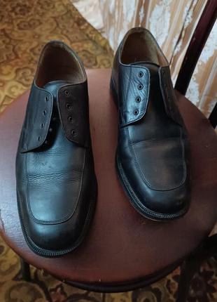Шкіряні туфлі дербі k shoes (clarks) англія