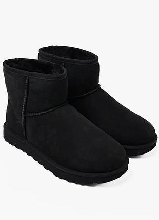 Угги женские ugg classic mini 2 black 1016222-blk 39 (25см.)