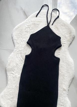 Сукня плаття максі zara m-l в рубчик