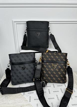Чоловіча сумка guess через плече lux