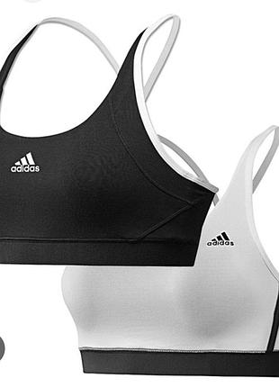 Двусторонний спортивный топ бра adidas essential reversible bra, размер s (оригинал)