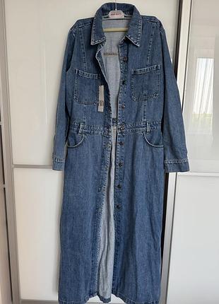 Продам сукню плаття zara, джинсову денім, розмір l